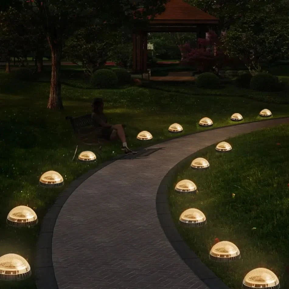 GROUNDLIVA – Waterproof Solar Ground Lights for Outdoor Landscapes