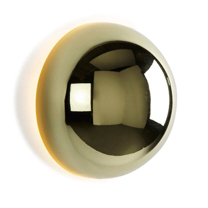 Spherical Glass Sconce with Iron Accent – Ambient LED Lighting for Entryway, Bedroom & Living Space – Modern Minimalist Home Fixture