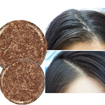 Natural Hair Darkening Shampoo Bar – Restores Color, Boosts Volume & Nourishes Scalp