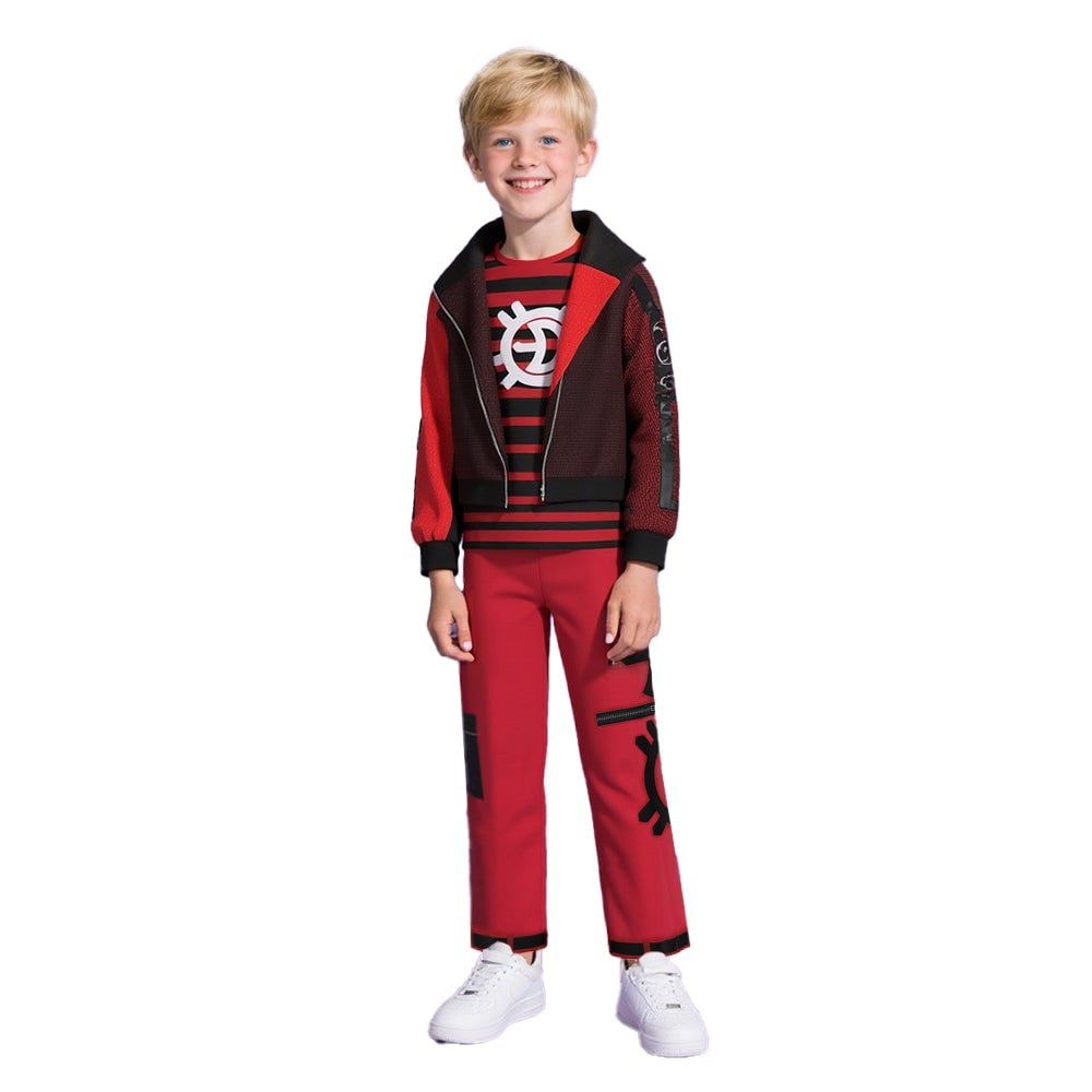 Vampire Costume Set | Bold Jacket and Pants Outfit for Halloween Fun