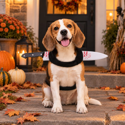 Ortekor Halloween Horror Prop Dog Costume Harness - Easy-On Funny Outfit for Trick-or-Treat, Parties & Photos | 6 Styles