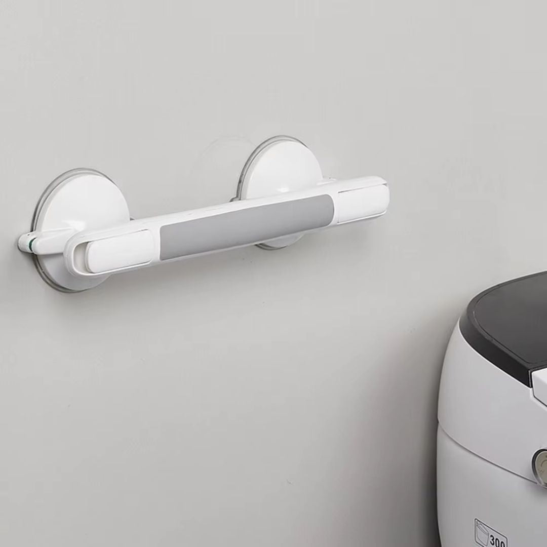 Suction Safety Rail for Bathroom Stability & Support – No-Drill Assist Handle for Shower, Tub & Toilet – Non-Slip Grab Bar for Seniors