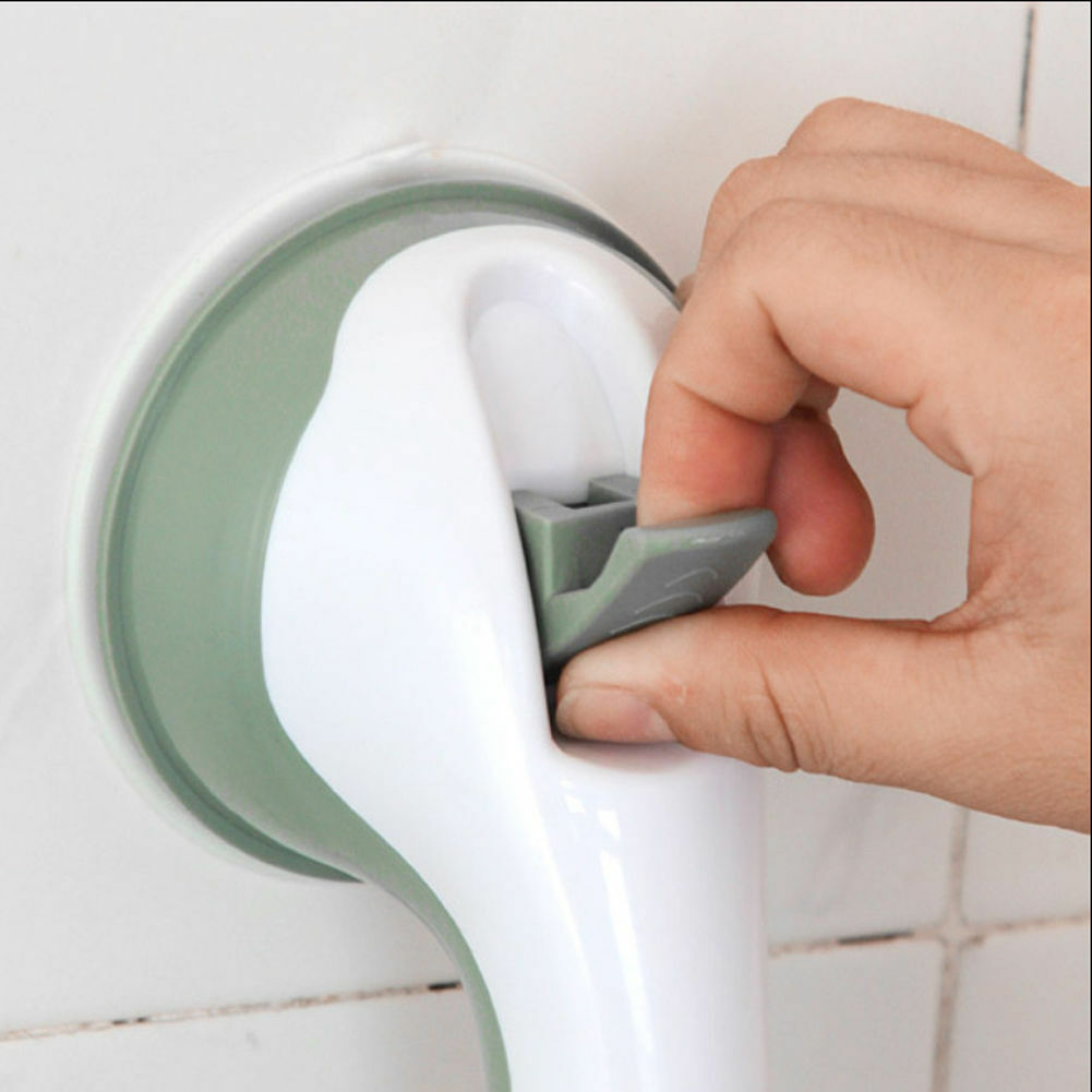 Suction Cup Safety Handle for Shower Bathtub Toilet | Non-Slip Bathroom Grab Bar No Drilling | Support Rail for Seniors Elderly