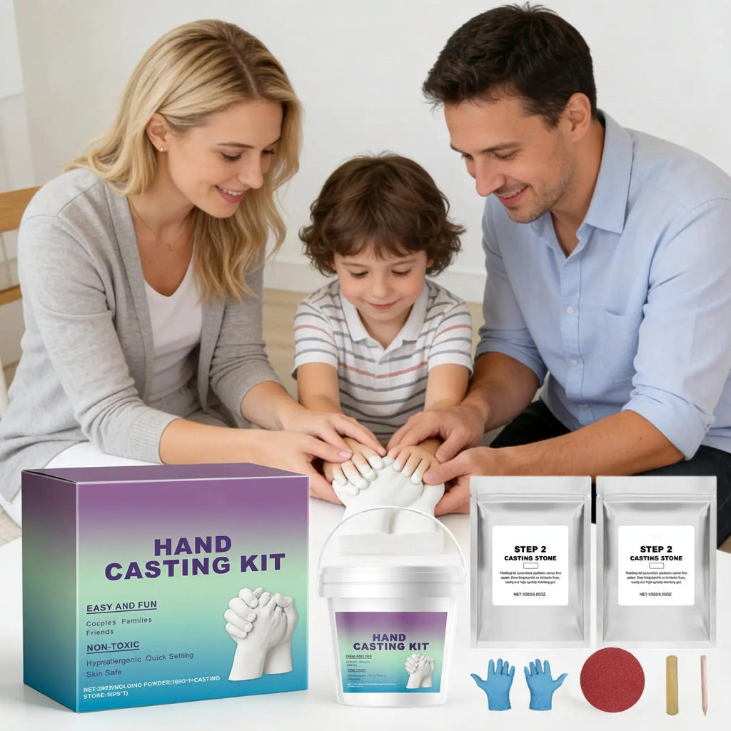 Family Keepsake | Hand Casting Kit for Memorable Moments with Easy DIY Process