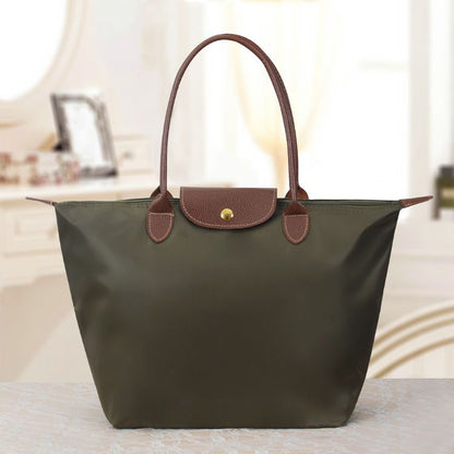 Oxford Cloth Crossbody Shoulder Bag for Women with Foldable Storage and Water-Resistant Fabric