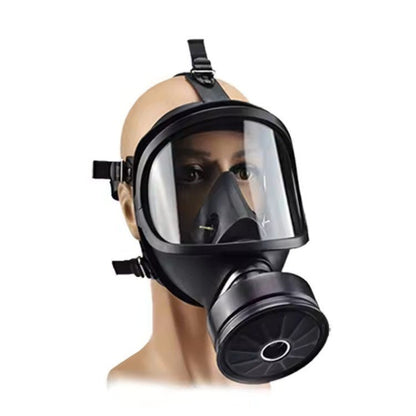Full-Face Respirator with Built-In Hydration System & Audio Port for CBRN Protection