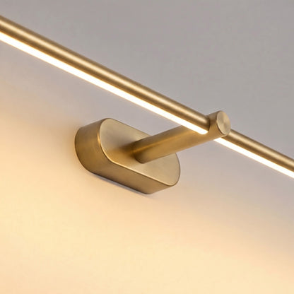 Hardwired LED Vanity Bar Light – Adjustable Metal Bathroom Mirror Fixture for Modern Homes