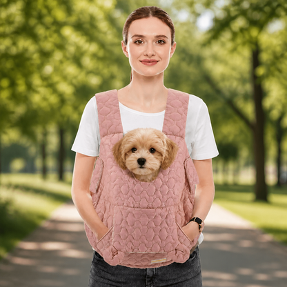 Ortekor Waterproof & Windproof Hands-Free Pet Carrier (Front Chest Backpack)