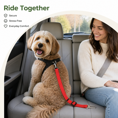 Ortekor Durable Nylon & Metal Hardware Dog Car Seat Belt
