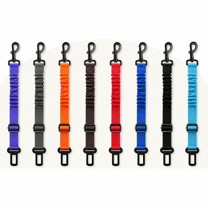 Ortekor Retractable Elastic Nylon Dog Car Seat Belt
