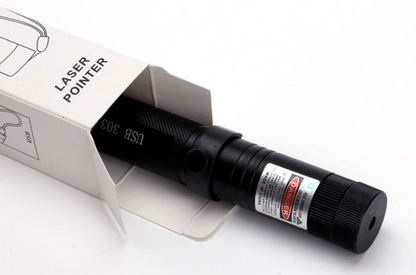 Rechargeable Tactical Laser Pointer with Adjustable Focus Beam for Presentations, Stargazing & Outdoor Use | USB Powered Long Distance