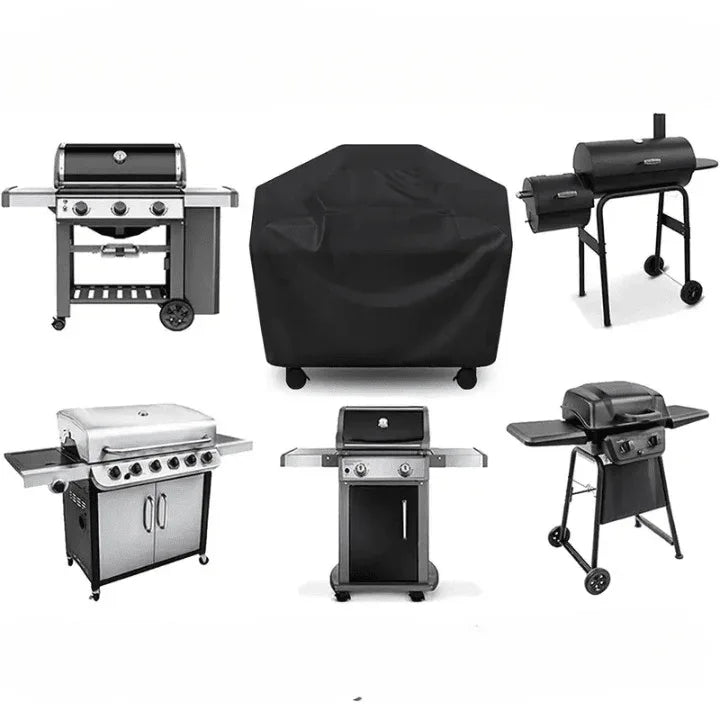 Heavy-Duty Waterproof Grill Cover for Outdoor BBQ Protection – Oxford Cloth Weather Shield