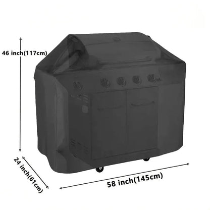 Heavy-Duty Waterproof Grill Cover for Outdoor BBQ Protection – Oxford Cloth Weather Shield