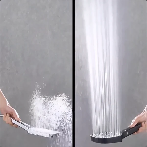 Filtered Handheld Showerhead with Pressure-Boosting Technology for Weak Water Flow – Multi-Spray Modes, Universal Fit, Tool-Free Setup for M
