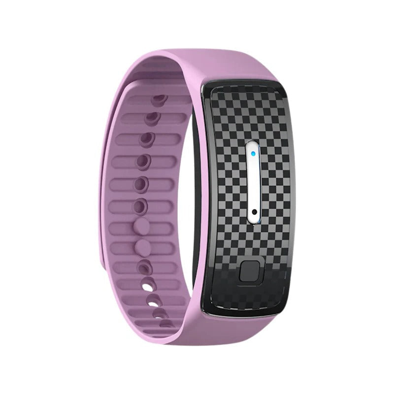 Ultrasonic Insect Repellent Wristband – Rechargeable Bug Deterrent Band for Outdoor Activities, Travel & Camping