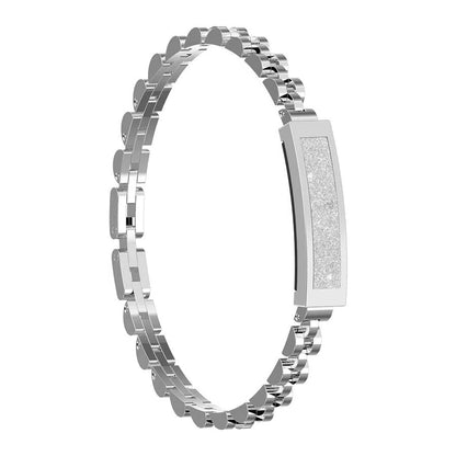 Elegant Fitness Tracker Bracelet with Heart Rate & Sleep Monitoring | Stylish Activity Tracker for Health Insights