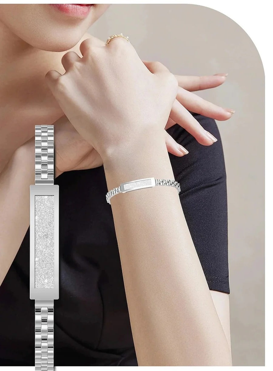 Elegant Fitness Tracker Bracelet with Heart Rate & Sleep Monitoring | Stylish Activity Tracker for Health Insights