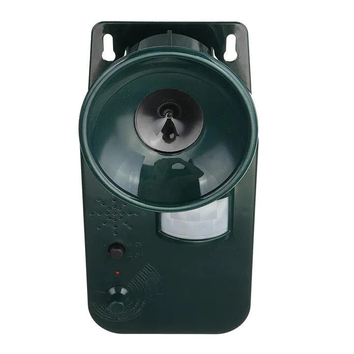 EcoShield | Wireless Ultrasonic Animal Deterrent with Motion Detection | Safe Pest Control for Outdoor Spaces