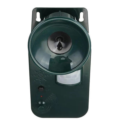 EcoShield | Wireless Ultrasonic Animal Deterrent with Motion Detection | Safe Pest Control for Outdoor Spaces