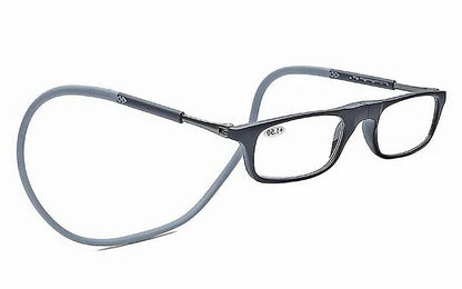 Magnetic Reading Glasses for Men and Women, Hanging Reading Glasses with Neck Design, Lightweight Full Frame Readers