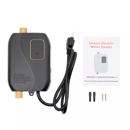 Electric Tankless Water Heater, Instant Hot Water Heater with LED Display, Compact Water Heater for Under Sink