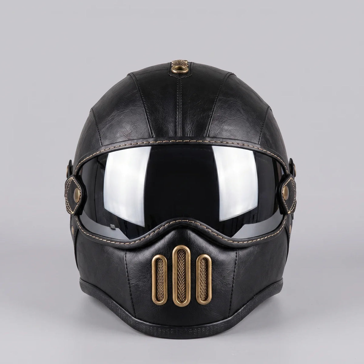 Retro | Horse Riding Helmet with Removable Visor & Integrated Face Coverage | Comfortable Protection for City Rides