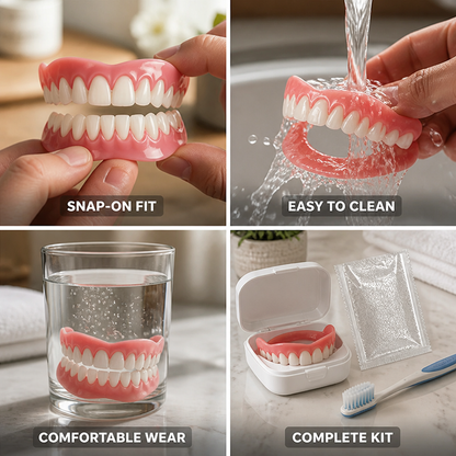 Heat-Moldable Silicone Denture Adhesive Kit