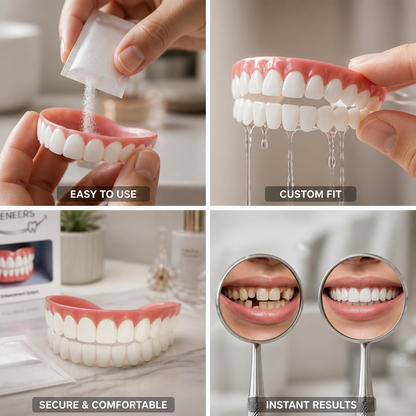 Quick-Mold Silicone Teeth Veneers (Full Upper & Lower)