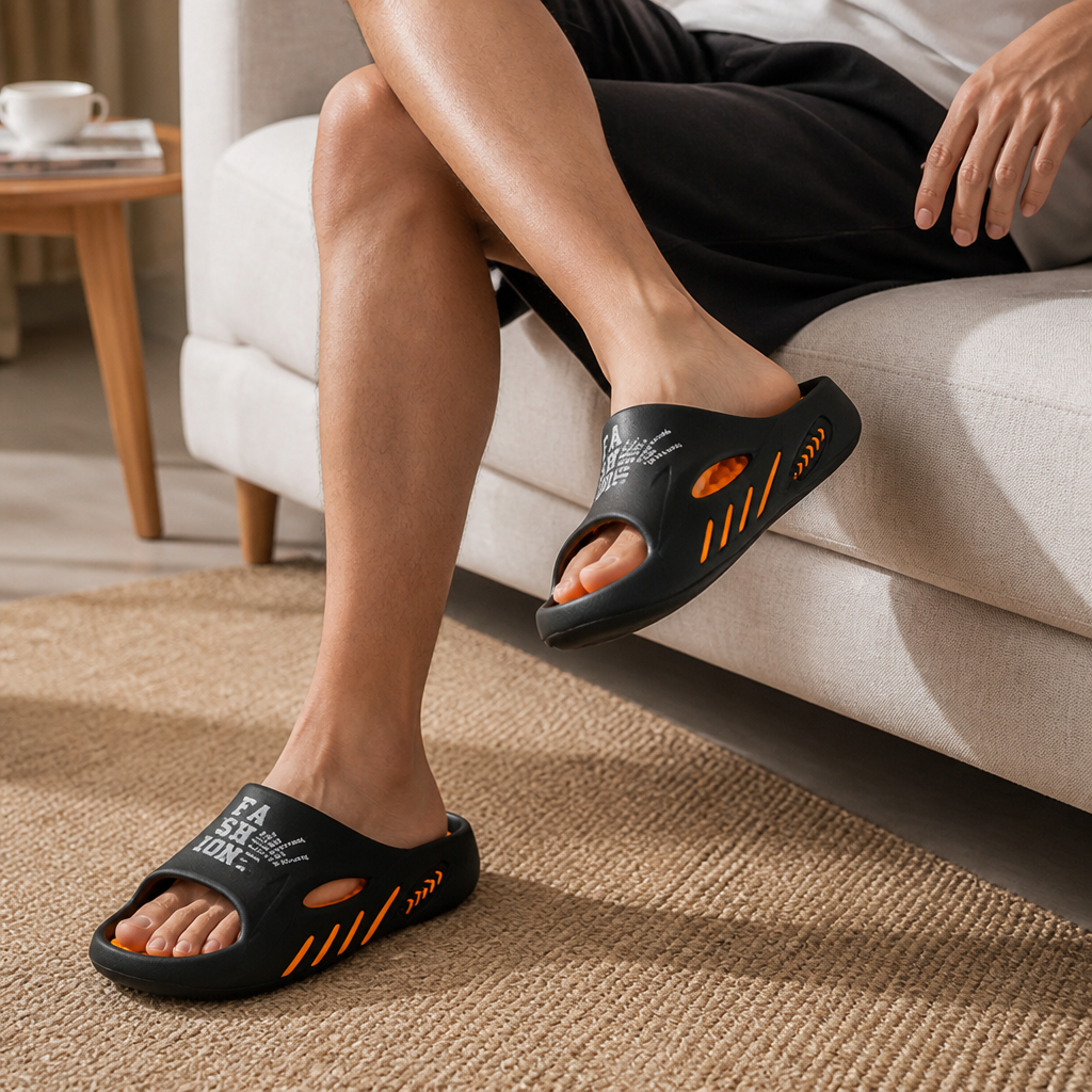 Orthopedic Padded Non-Slip Slippers (Men's)