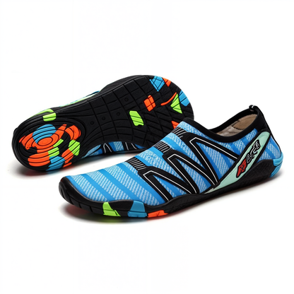 Quick-Dry Water Shoes for Swimming, Beach & Water Sports | Lightweight Aqua Socks with Drainage Holes & Anti-Slip Sole | Barefoot Wet