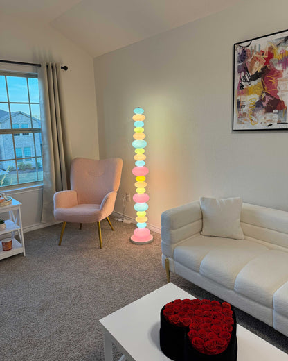 Translucent Acrylic Tower Light 63 Inches Tall Modern Statement Piece for Bedrooms Lounges Hallways Offices