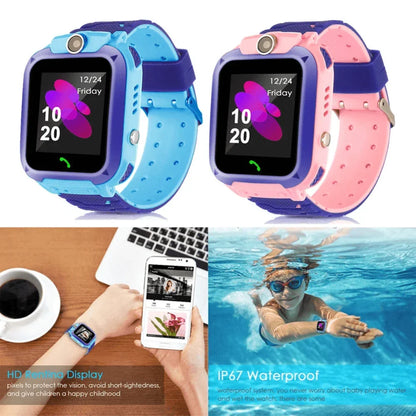 Kids GPS Tracker Smartwatch with SOS Button & School Mode for Boys and Girls