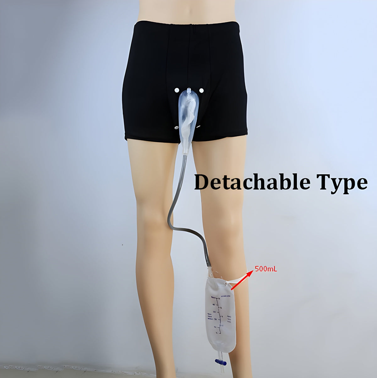 Washable Incontinence Underwear for Seniors with Built-In Collection Pouch – Discreet Adult Urinary Aid for Men & Women