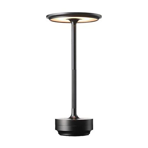 Rechargeable LED Table Lamp Touch Control 4 Brightness Levels Waterproof IP66 Metal Portable Battery Operated for Bedroom Living Room