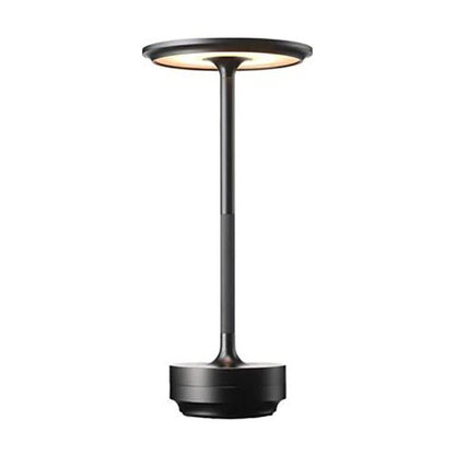 Rechargeable LED Table Lamp Touch Control 4 Brightness Levels Waterproof IP66 Metal Portable Battery Operated for Bedroom Living Room