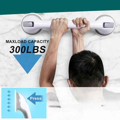 Innovative Bathroom Safety Grab Bar with Suction Cups for Enhanced Stability