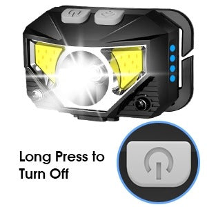 Bright LED Headlights with Motion Sensor, 2 Pack