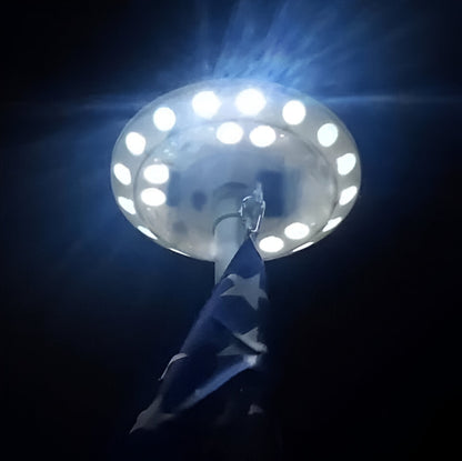 Outdoor Waterproof Flag Pole LED Light