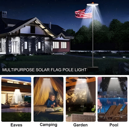 Outdoor Waterproof Flag Pole LED Light