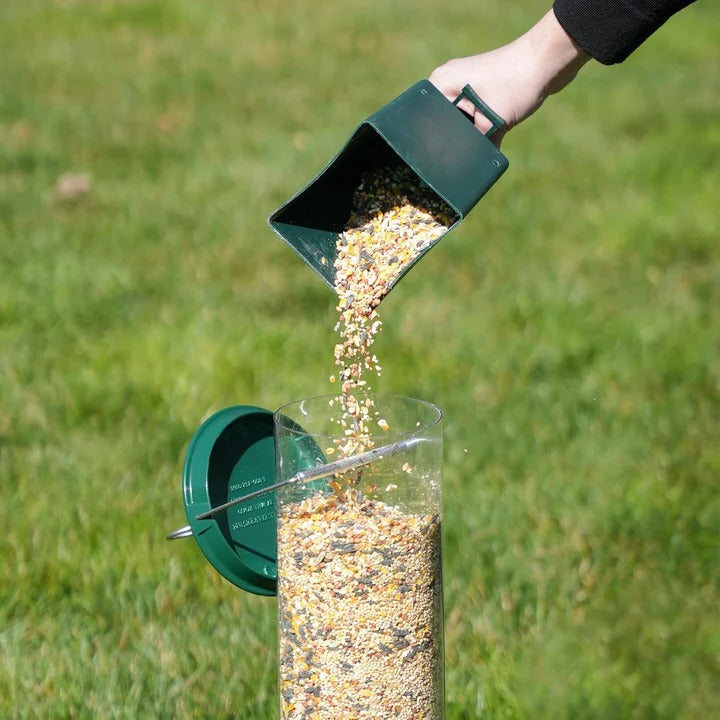 Wild Bird Feeder with Clear Plastic Tube