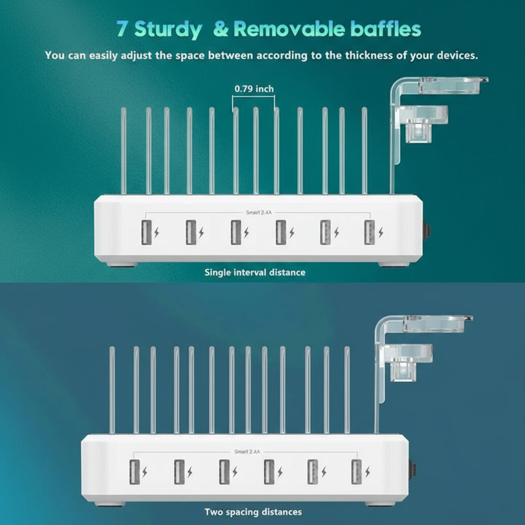 Compact Multi USB Charger Station Hub