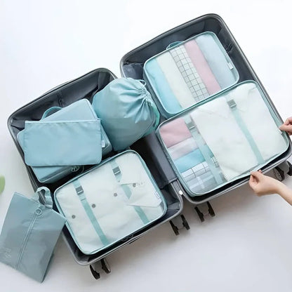 Travel Packing Cubes, 7 Piece Storage Set
