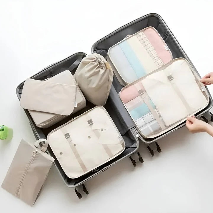 Travel Packing Cubes, 7 Piece Storage Set