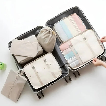 Travel Packing Cubes, 7 Piece Storage Set
