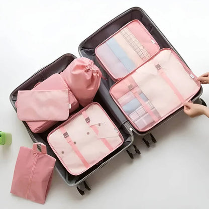 Travel Packing Cubes, 7 Piece Storage Set