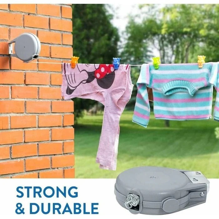 Space Saving Folding Clothes Line with 360 Spin
