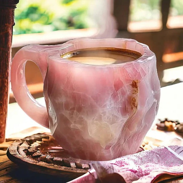 Delicate Glass Mug for Hot Coffee Tea