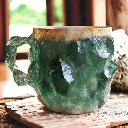 Delicate Glass Mug for Hot Coffee Tea