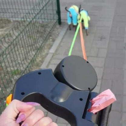 Dual Dog LED Flashing Leash