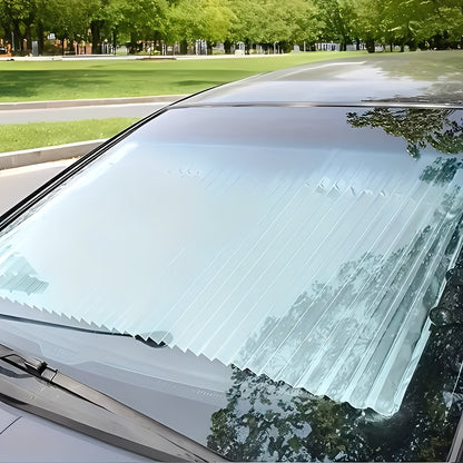 Car Window Shade Curtain Blocks Sun Rays